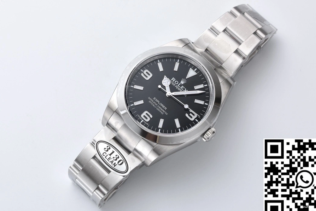 Black Clean Factory Explorer 214270 Dial Oyster Perpetual 39mm Rolex 1001